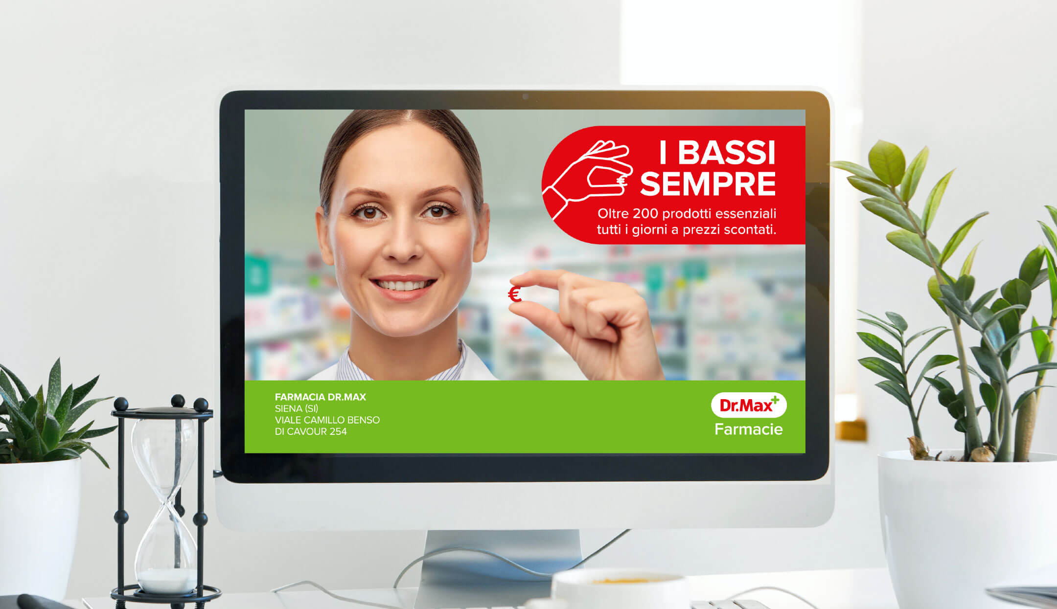 Pagina sito con promozione Dr. Max