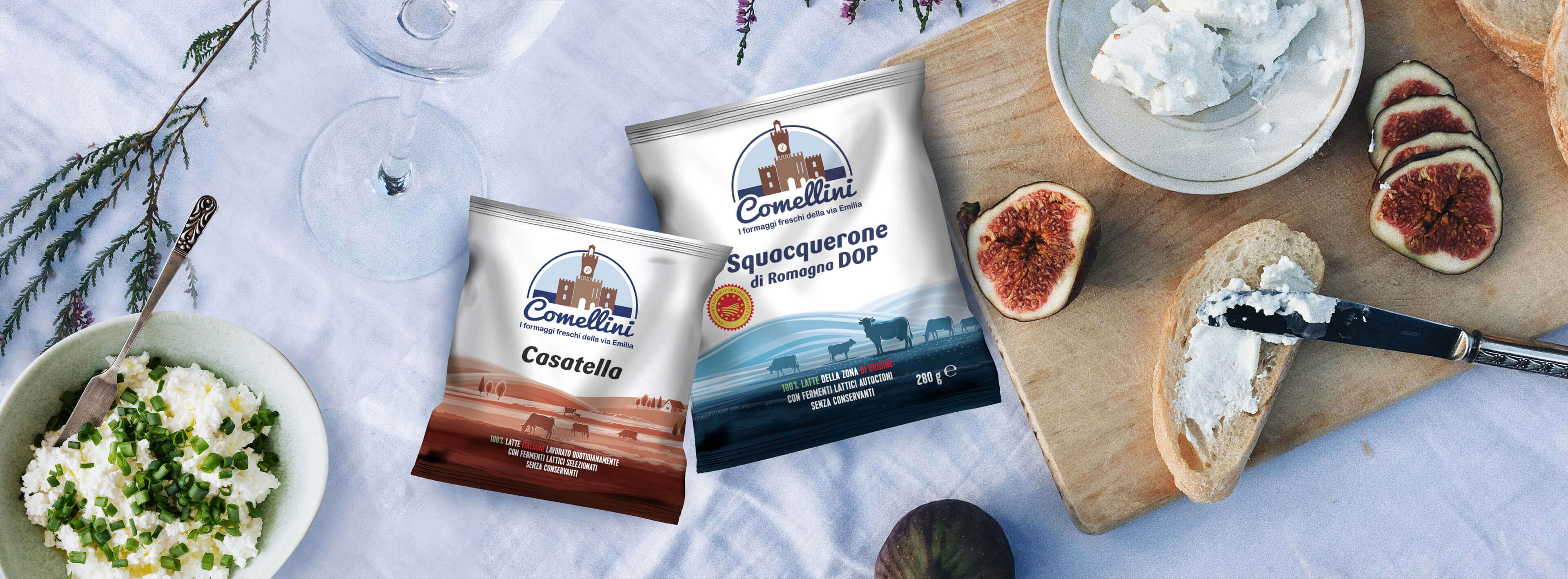 Groupage pack prodotti Caseificio Comellini
