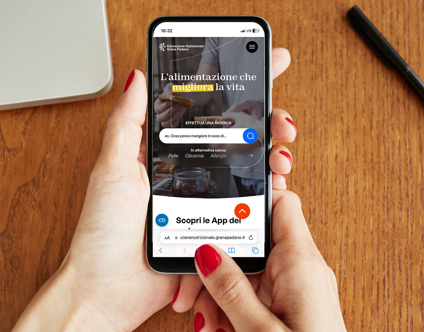 Telefono con app engp