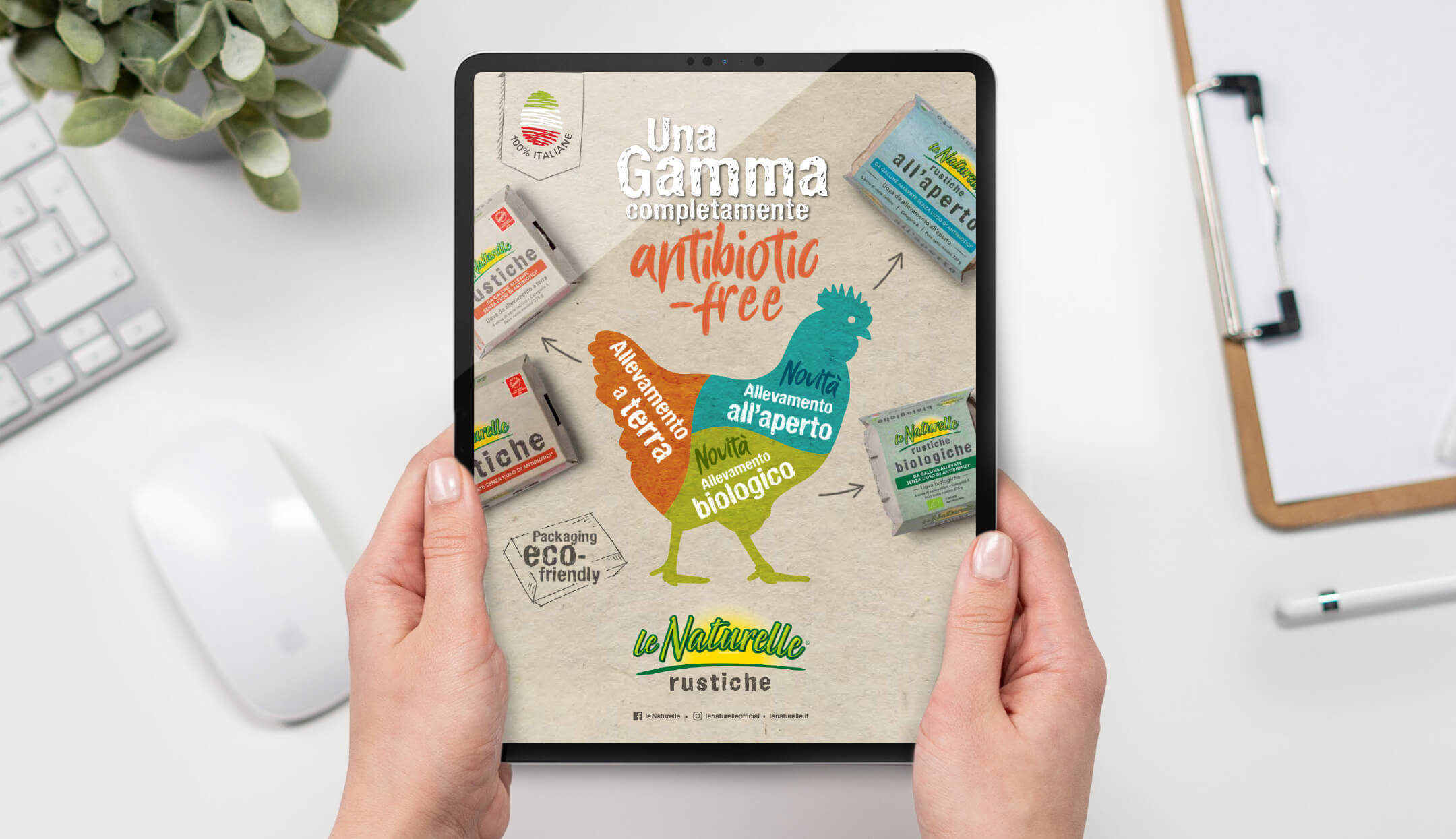 Visual campagna stampa "Le Naturelle"