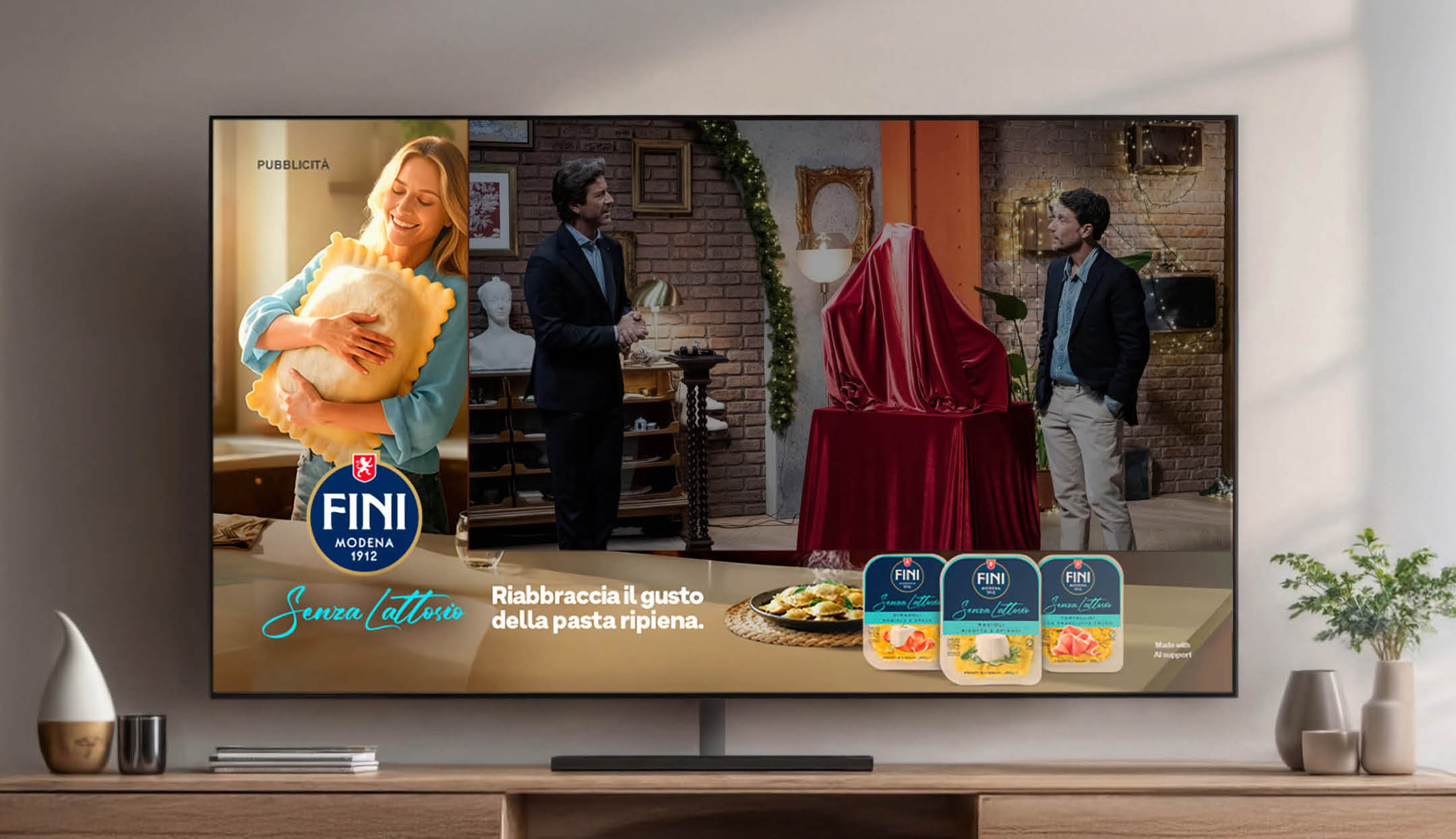 Lanner su connected TV di adv Fini Modena
