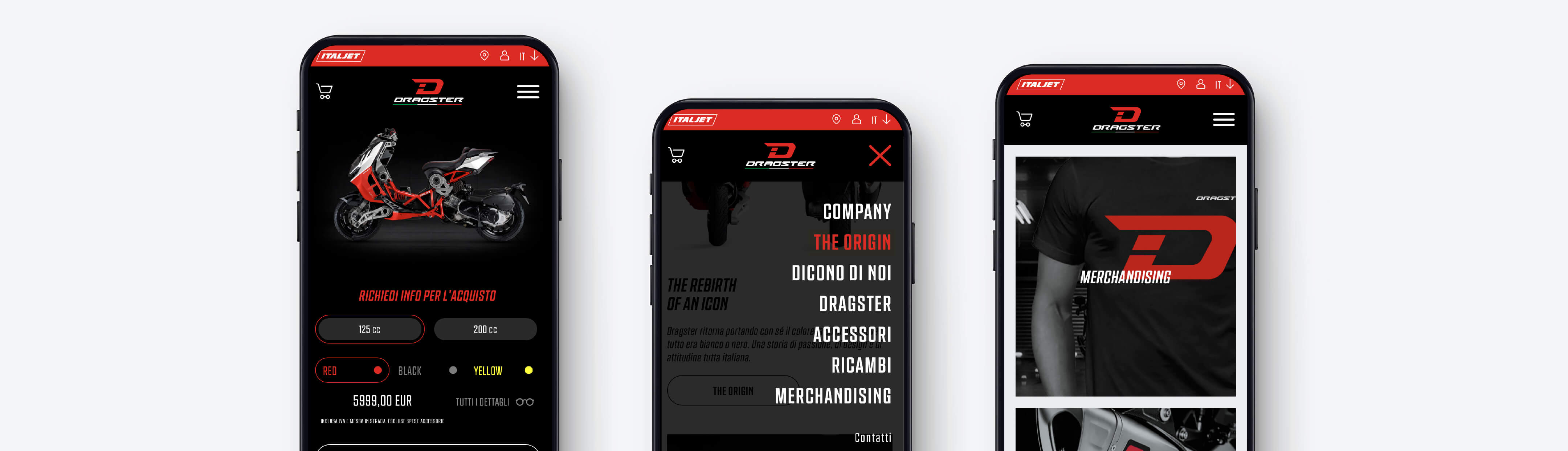 Schermate e-shop