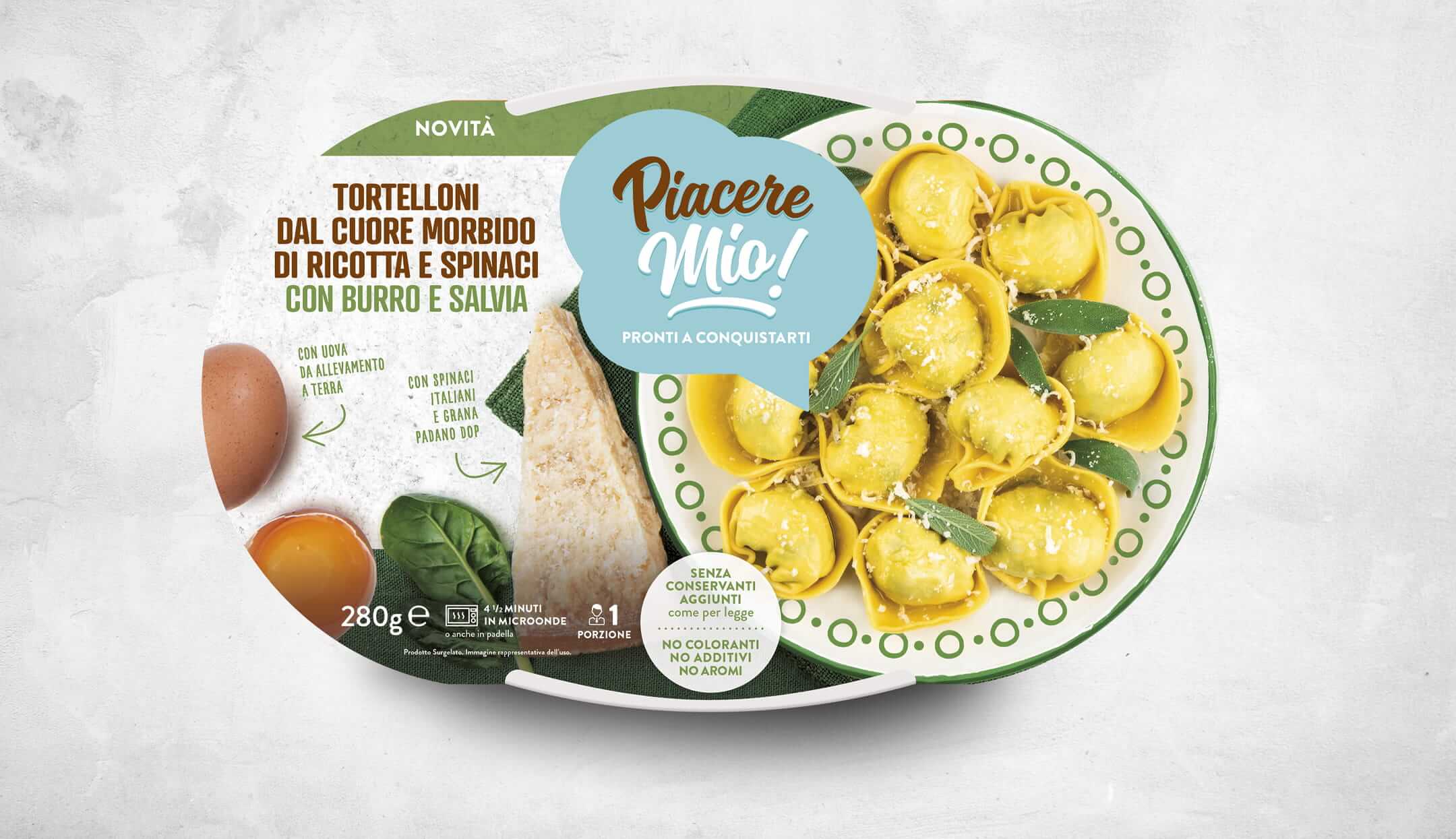 Nuovo packaging Piacere Mio!