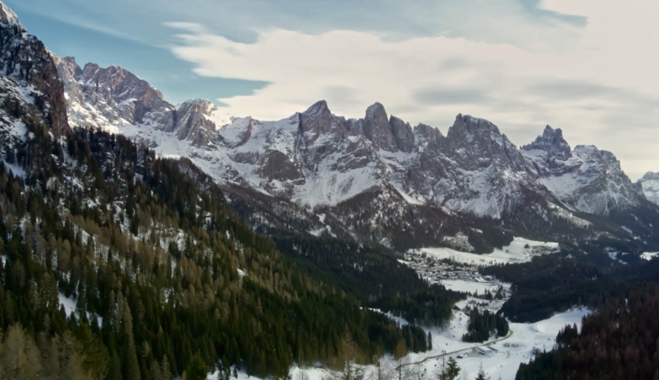 Paesaggio di montagna tipico del Trentino